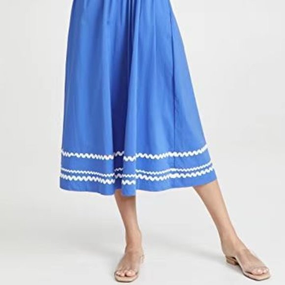 En Saison Smocked Sun Dress Blue - Picture 2 of 4